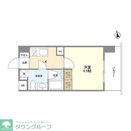 グランテール代々木の物件間取画像